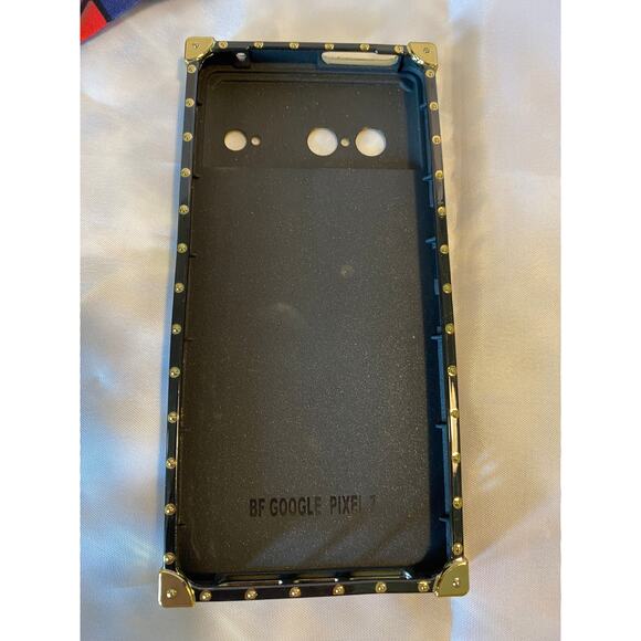 Google Pixel 7 Pro Square Corner Case, Diamond Lips Pattern W Kickstand, Lanyard - Picture 3 of 3